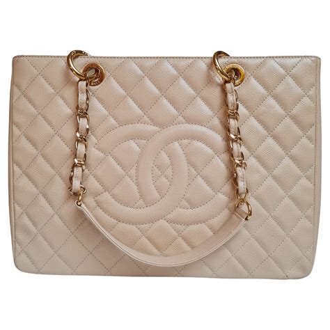 chanel gst beige for sale|CHANEL GST Bag for sale .